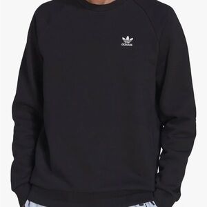 Adidas Originals Men's Essentials Crewneck Black Sweater